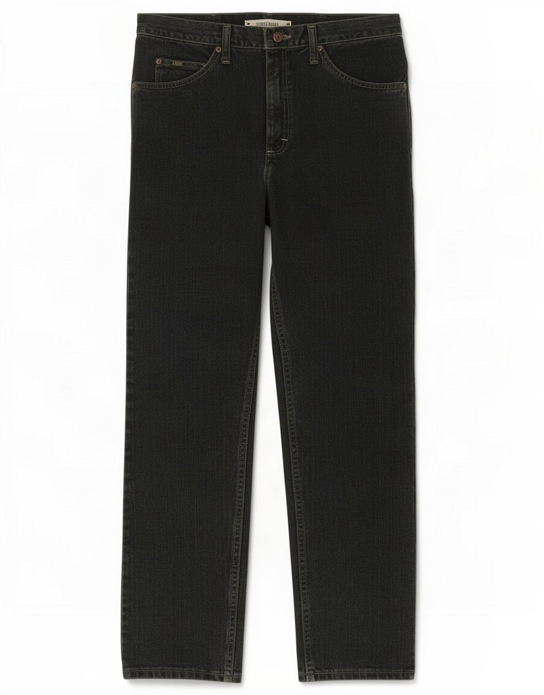 Lee Herre Regular Fit Straight Jeans W34 L32 Marineblå Bomuld