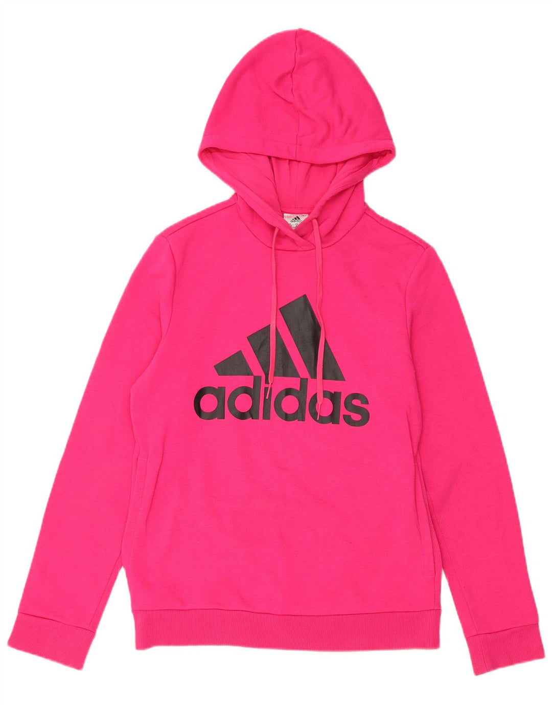 ADIDAS Grafisk hættetrøjetrøje til kvinder UK 8/10 Small Pink Bomuld