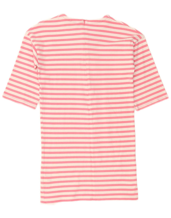 Tommy Hilfiger piger 3/4-ærmet T-shirt kjole 11-12 år Pink stribet
