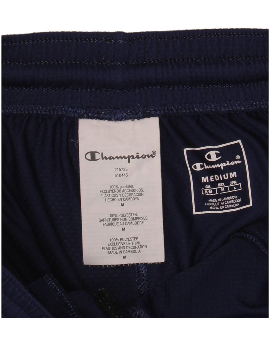 CHAMPION Sportsshorts til mænd Medium Navyblå polyester