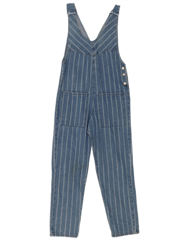 Zara Pige Denim Jumpsuit 13-14 År Blå Stribet