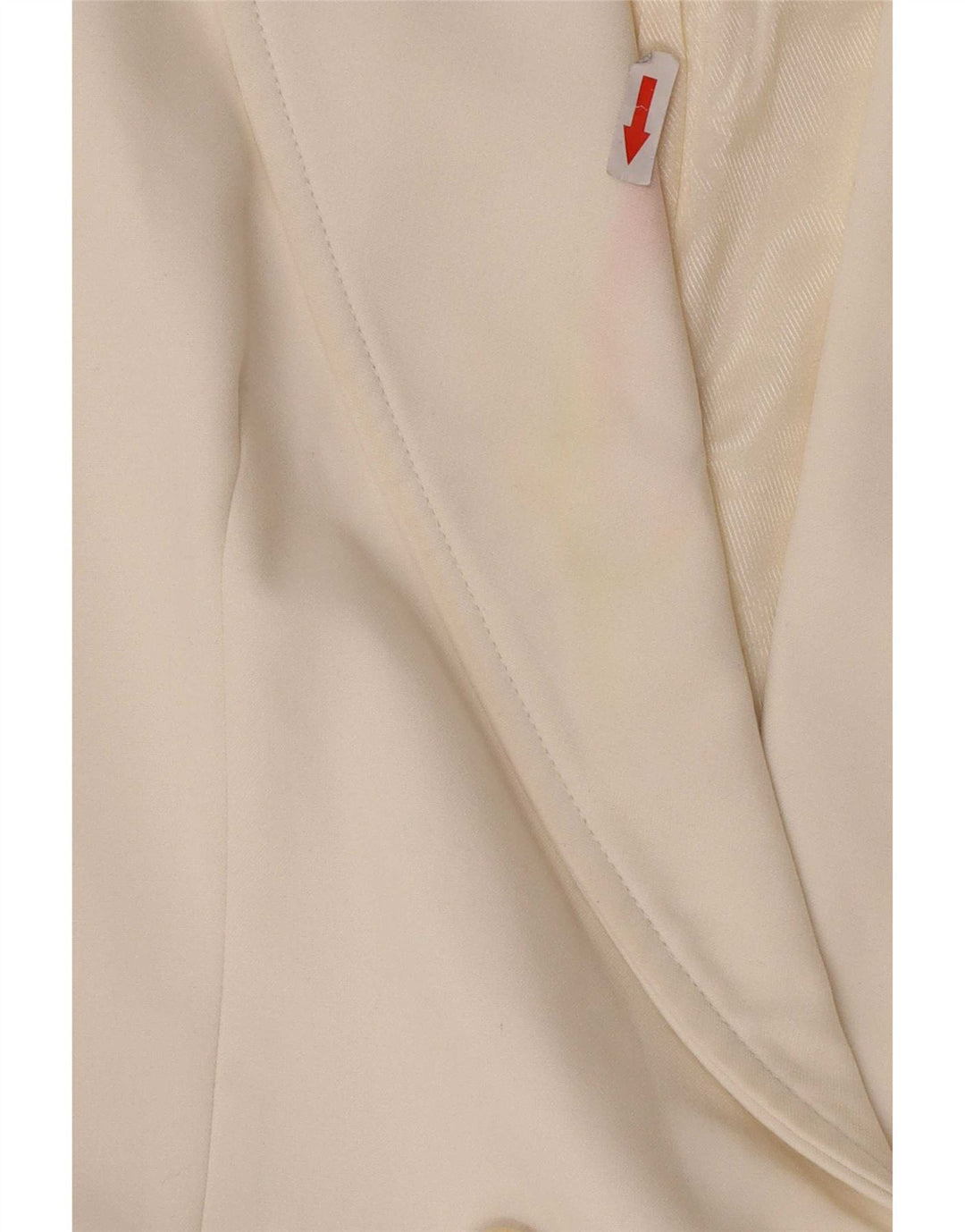 Zara Dame Ærmeløs Dobbeltradet Blazer Jacket UK 12 Medium White
