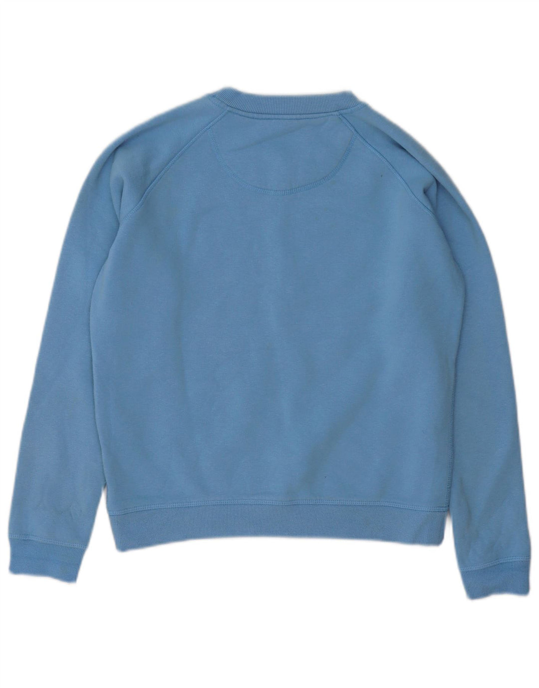 JACK WILLS Dame Oversized Sweatshirt Jumper UK 8 Lille Blå Bomuld