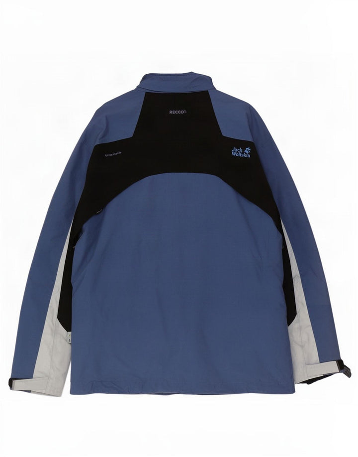 Jack Wolfskin Herre skijakke UK 40/42 Large Blue Colourblock Polyamid