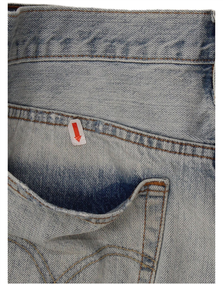 Levi's Womens 501 Distressed Denim Hot Pants W29 Medium Blue Cotton