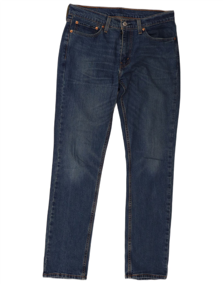 Levi's Herre 511 Slim Jeans W32 L32 Blå Bomuld