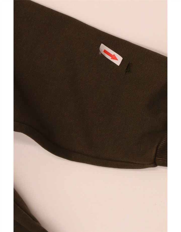 Puma Herre Grafisk Sweatshirt Jumper Medium Khaki Bomuld