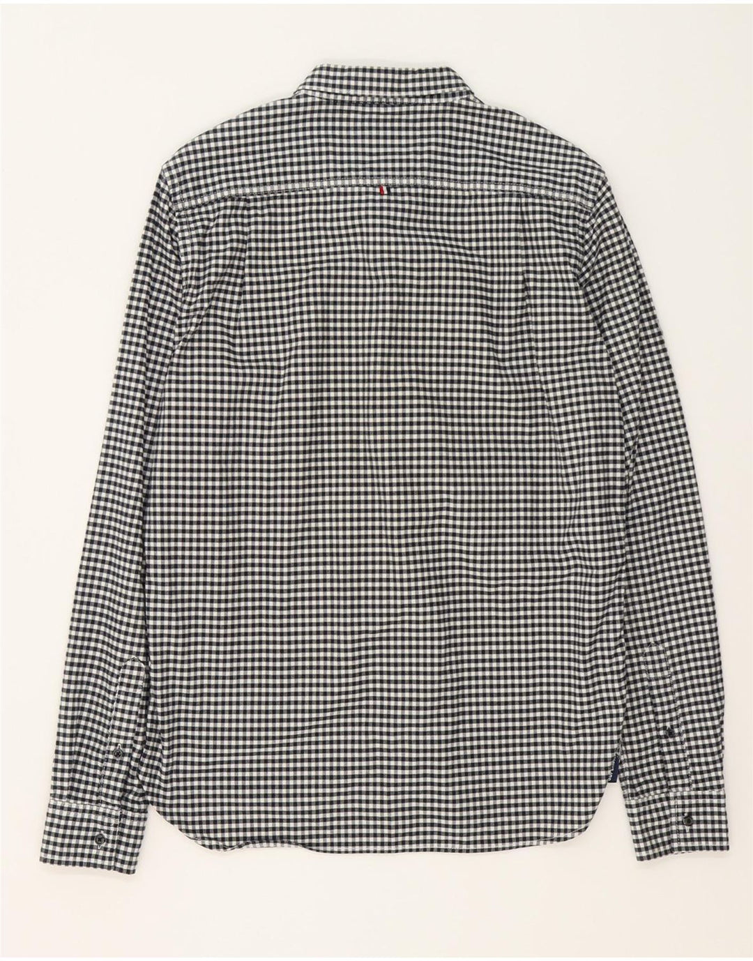 SUPERDRY Herreskjorte Stor sort Gingham Bomuld