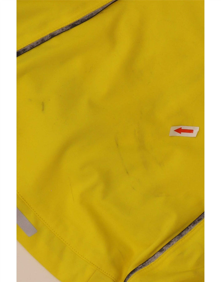Adidas Womens Clima Proof Tracksuit Top Jacket UK 12/14 Medium Yellow