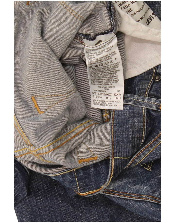 Levi's Dame 519 Slim Jeans W32 L34 Blå Bomuld