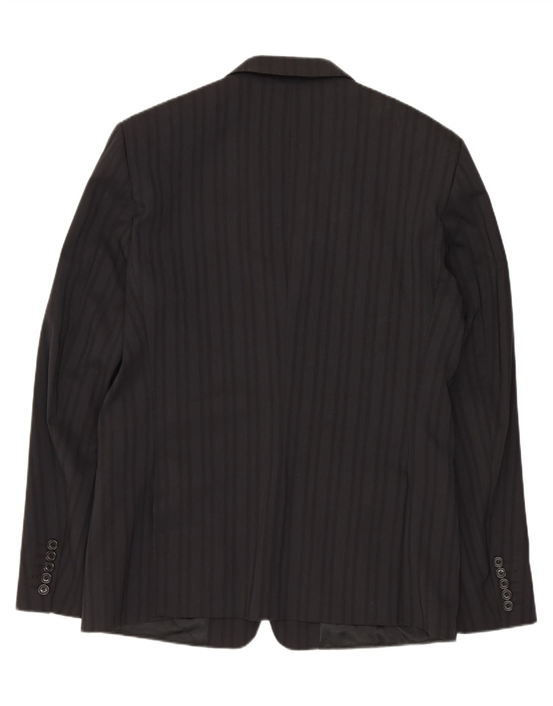 Massimo Rebecchi Herre 2-delt jakkesæt IT 50 Large W34 L31 Sort Stribet