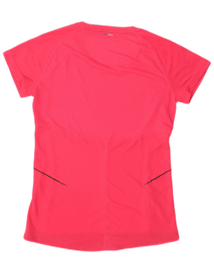 Adidas Dame Climacool T-Shirt Top UK 12 Medium Pink