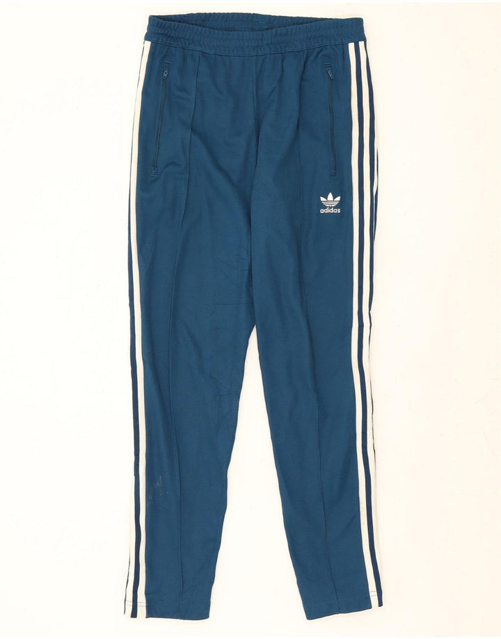 ADIDAS Mens Tracksuit Trousers Small  Blue Vintage Adidas and Second-Hand Adidas from Messina Hembry 