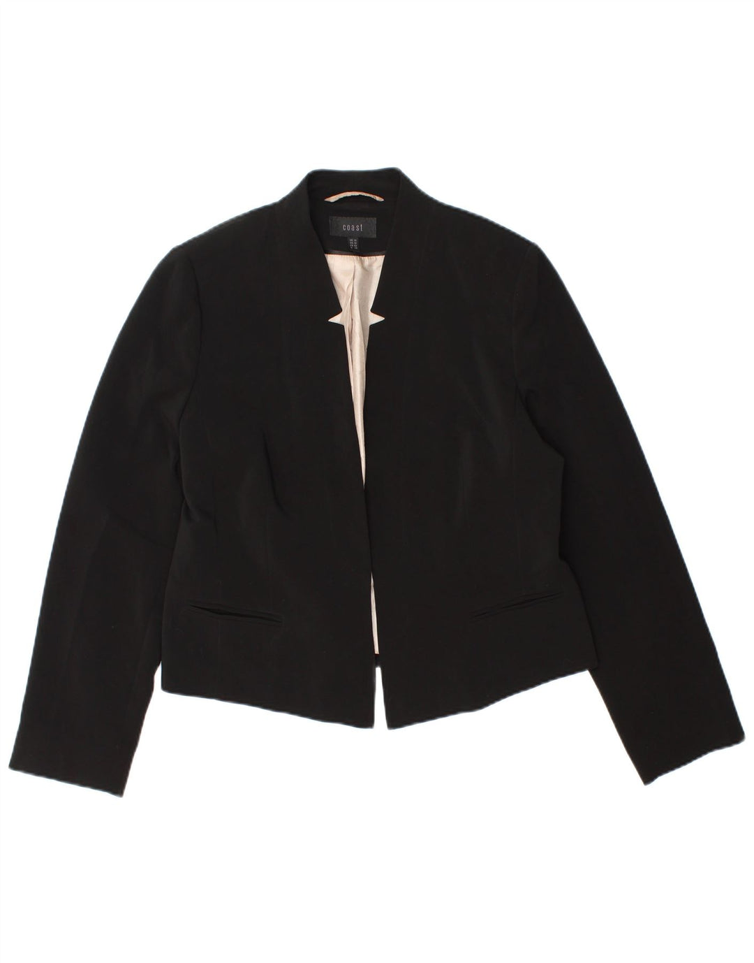 Coast Dame Blazer Jacket UK 14 Stor Sort Polyester