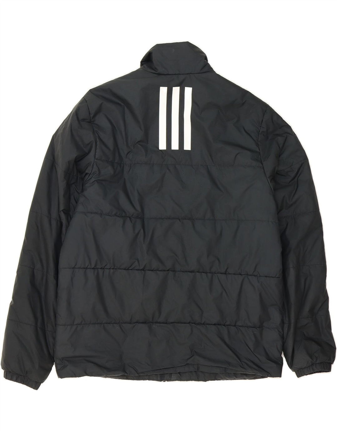 ADIDAS Mens Padded Jacket UK 40 Large Black Polyester Vintage Adidas and Second-Hand Adidas from Messina Hembry 