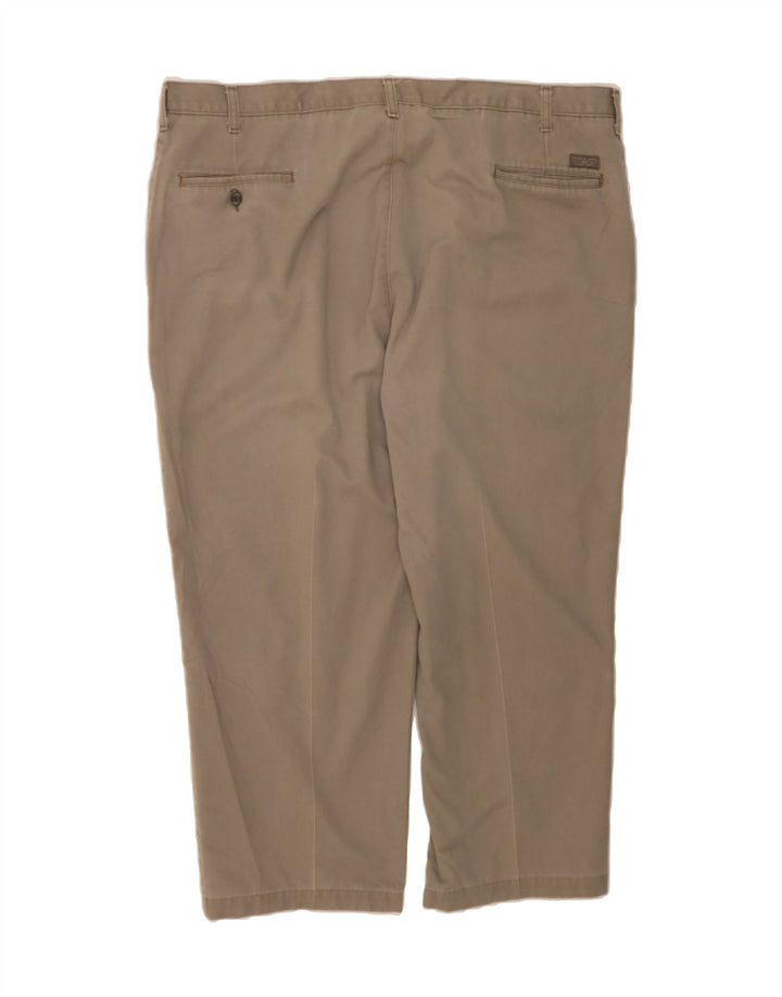 LEE Mens Khakis Straight Cropped Trousers W44 L26 Grey Cotton Vintage Lee and Second-Hand Lee from Messina Hembry 