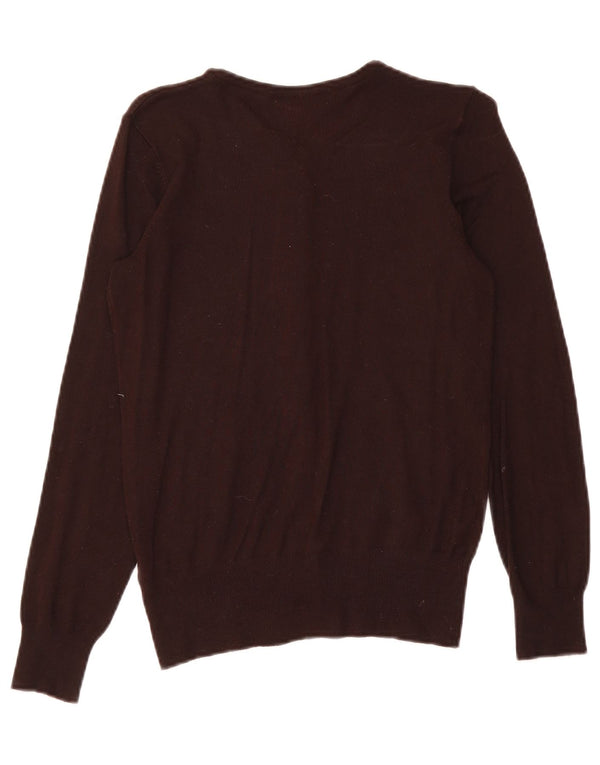 Marks & Spencer Dame Cardigan Sweater UK 10 Small Brown Viscose