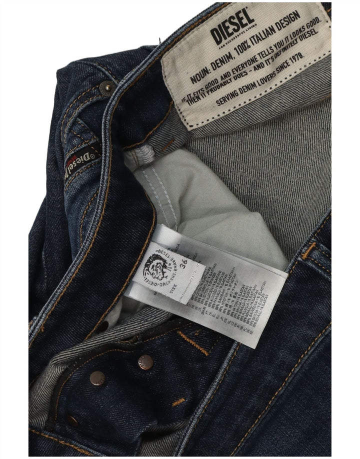 Diesel Herre D-Strukt Straight Jeans W36 L32 Blå Bomuld