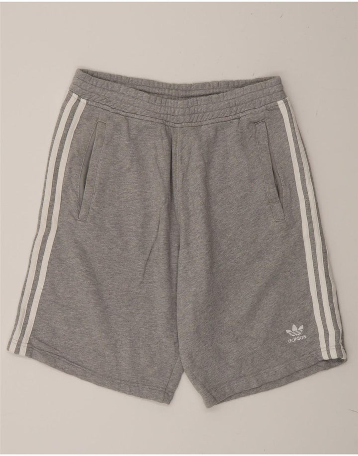 Adidas Sportsshorts til mænd mellemgrå bomuld