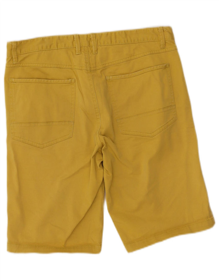 Sisley Herre Chino Shorts IT 46 Small W32 Gul Bomuld
