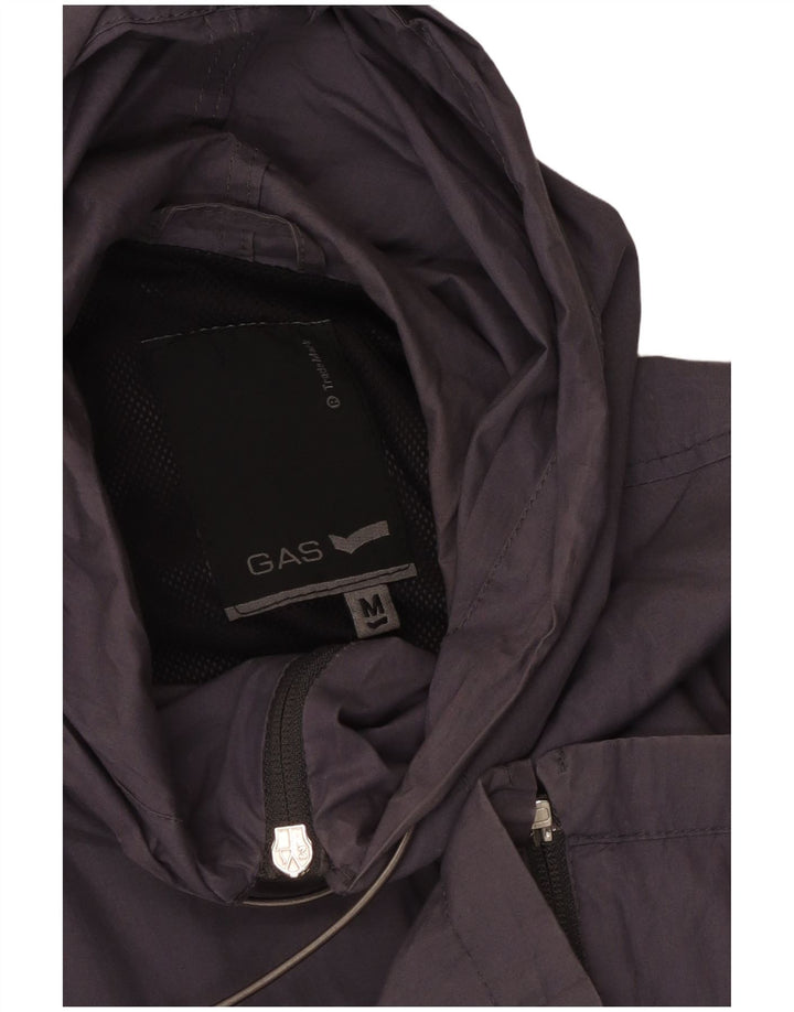 Gas Dame Hætte Vindjakke UK 14 Medium Grå