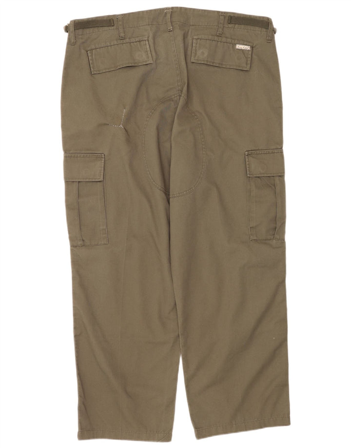 ESSE EMME Straight Cargo bukser til mænd W38 L27 Khaki