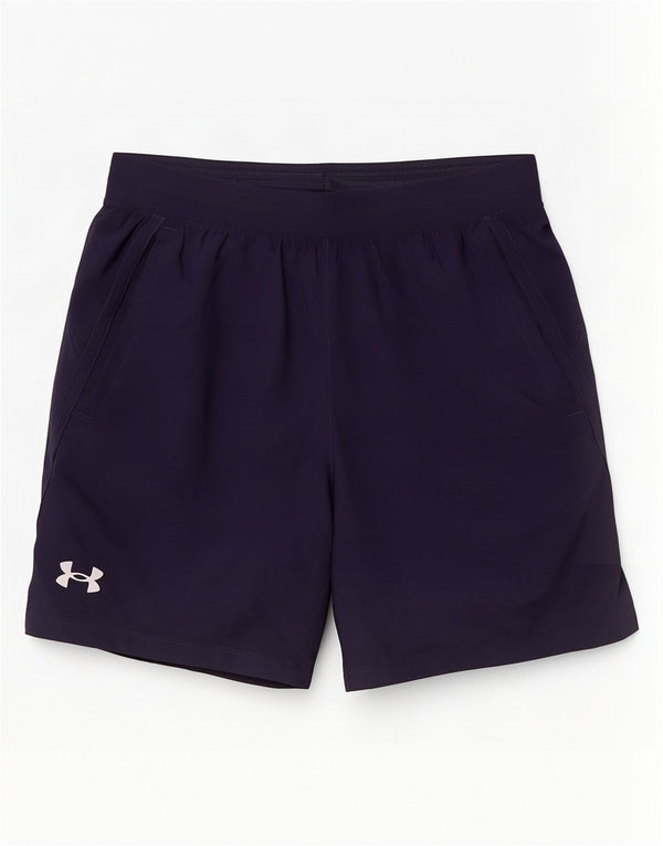 Under Armour Herre Sportshorts Medium Navy Blue Polyester