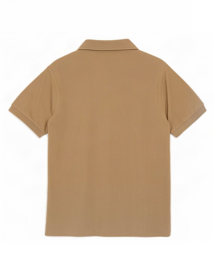 Lacoste Herre Poloskjorte i klassisk pasform Størrelse 5 Large Beige Bomuld