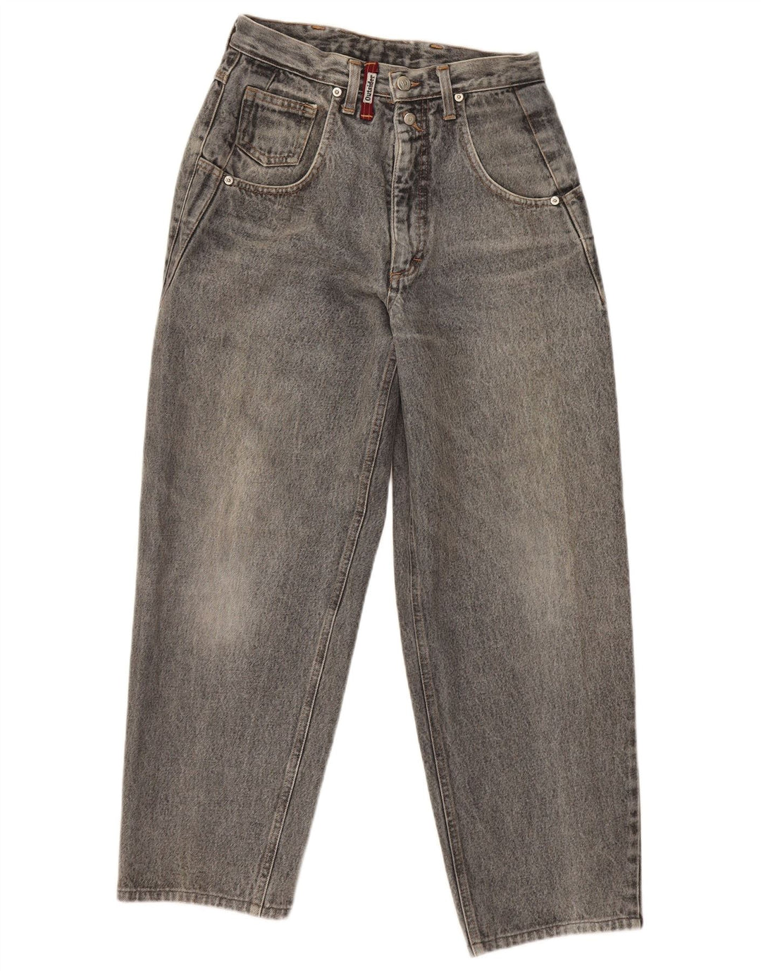 OUTSIDER Herre Tapered Jeans W31 L27 Grå Bomuld