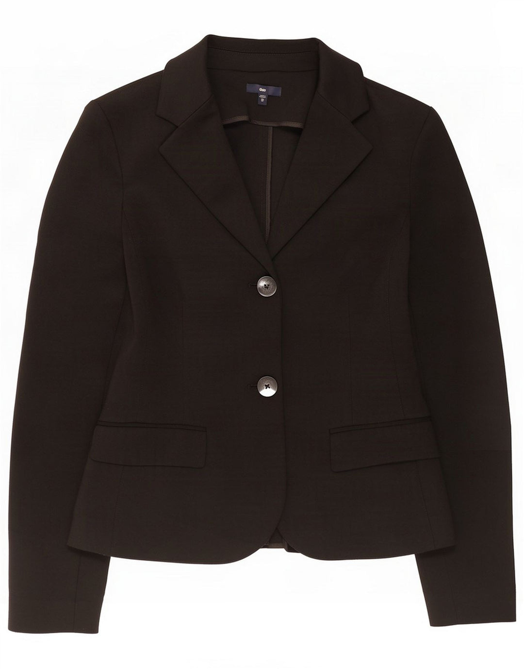 Gap Dame 2-knaps blazerjakke UK 6 XS Sort Polyester