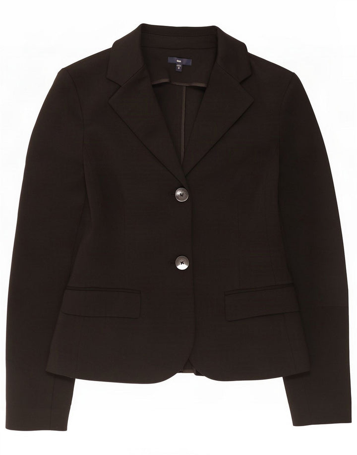 Gap Dame 2-knaps blazerjakke UK 6 XS Sort Polyester