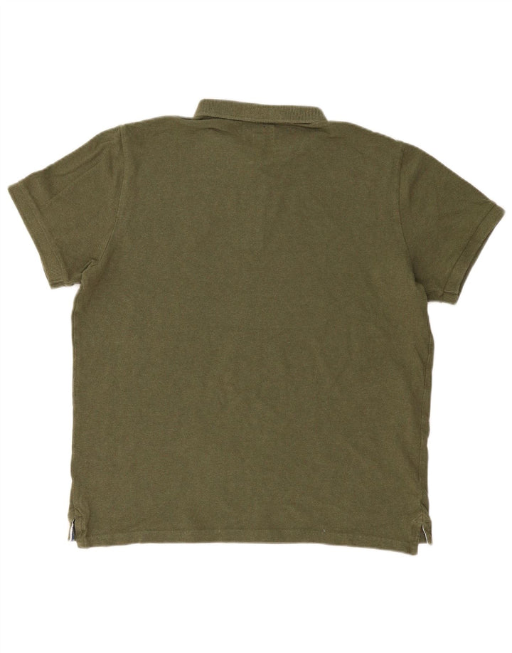Superdry Polo Shirt til mænd 2XL Khaki Bomuld