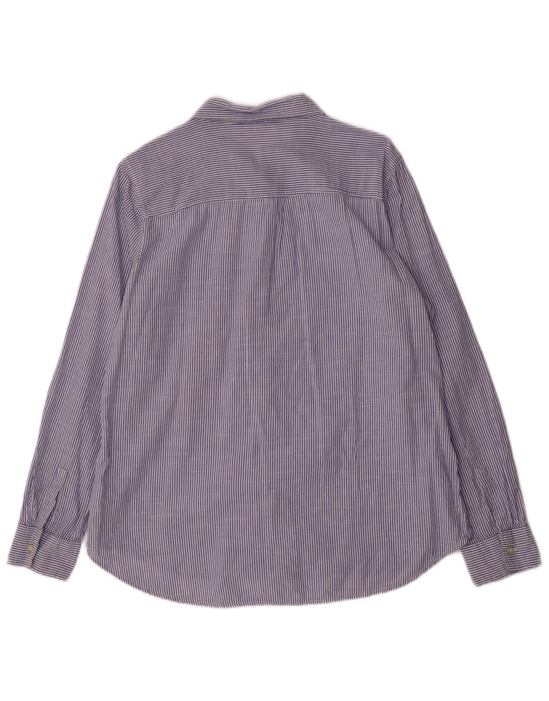 Gap dameskjorte str. 16 Large Blue Pinstripe Cotton
