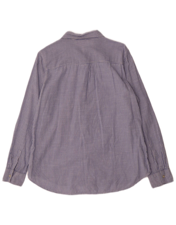 Gap dameskjorte str. 16 Large Blue Pinstripe Cotton