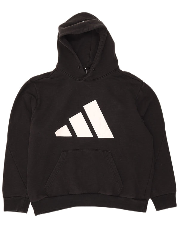 Adidas Grafisk hættetrøje til mænd XL sort bomuld