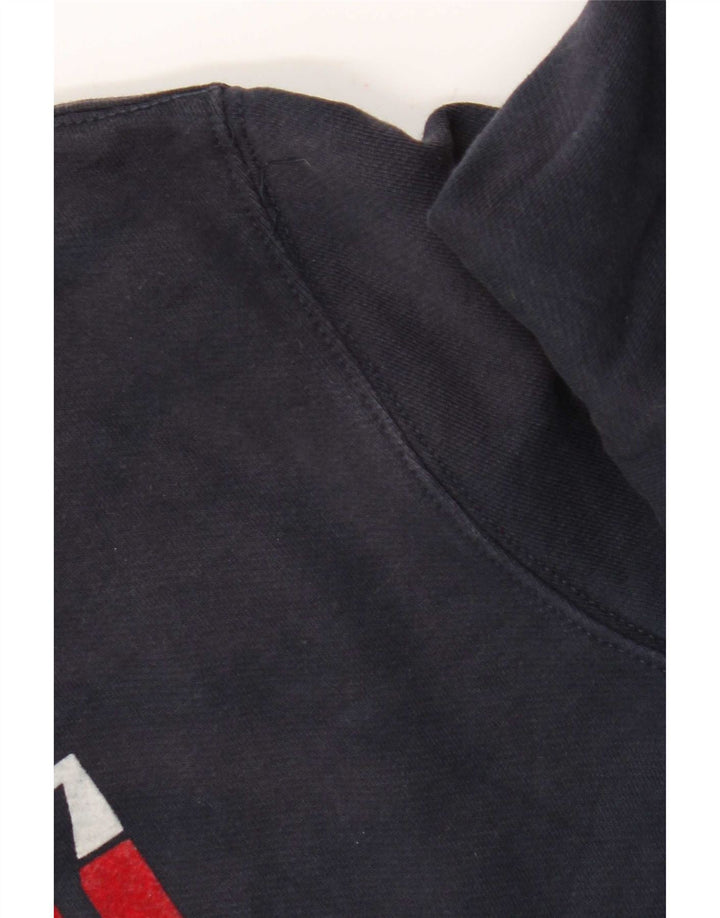 Tommy Hilfiger Herre Grafisk Sweatshirt Jumper Medium Navyblå Bomuld
