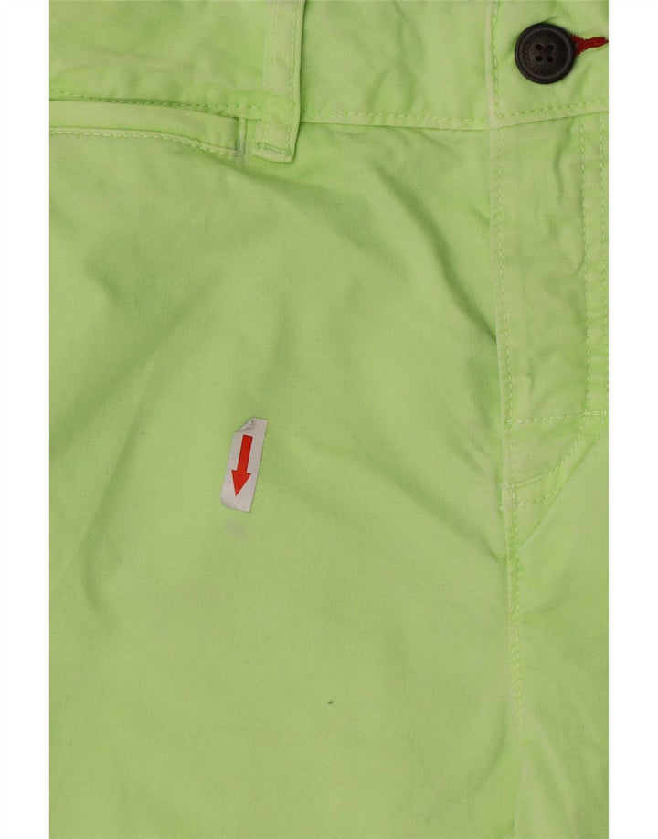 Superdry Chino Shorts til mænd Små W29 Grøn Bomuld