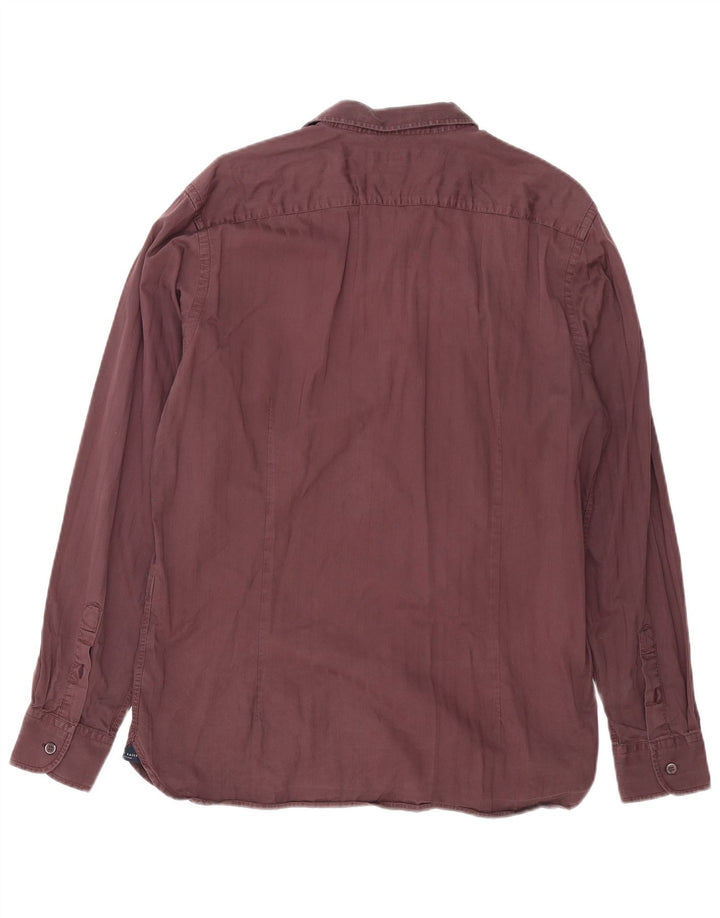 TED BAKER Herreskjorte str. 4 Large Burgundy