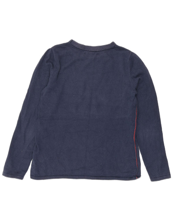 Tommy Hilfiger Graphic Sweatshirt Jumper UK 12 Medium Navy Blue