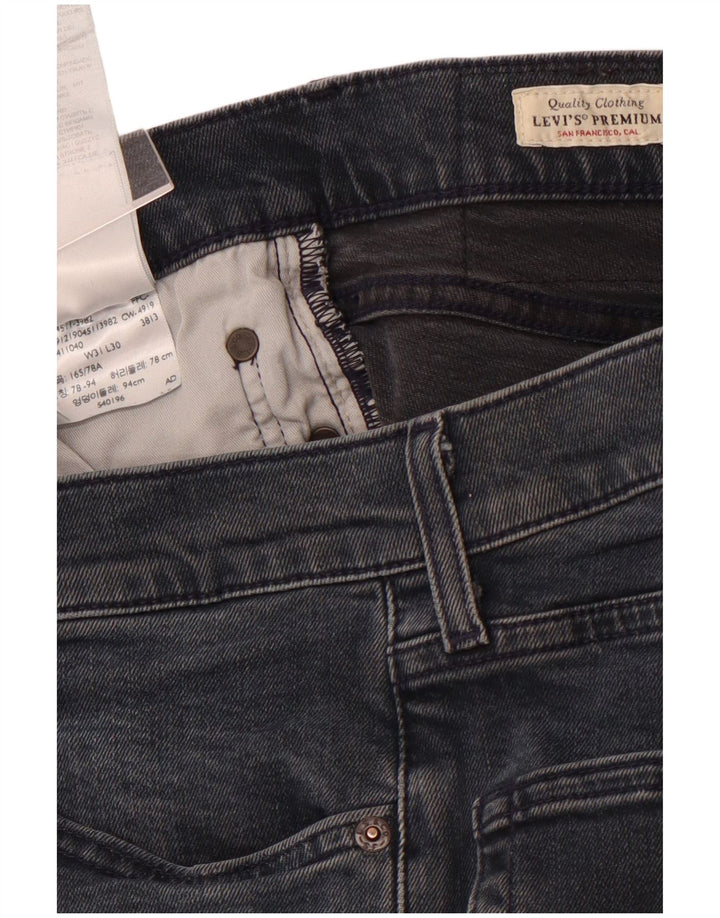 LEVI'S Lige jeans til kvinder W31 L30 Marineblå bomuld