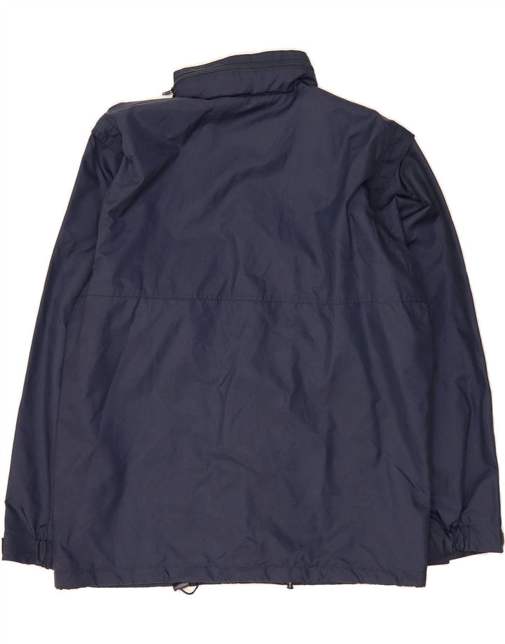 SPALDING Mens Windbreaker Jacket UK 42 XL Navy Blue Polyamide Vintage Spalding and Second-Hand Spalding from Messina Hembry 
