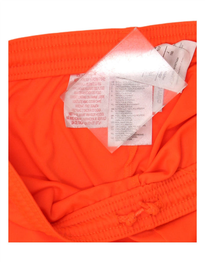 ADIDAS Drenge Sportshorts 12-13 år Large Orange Polyester