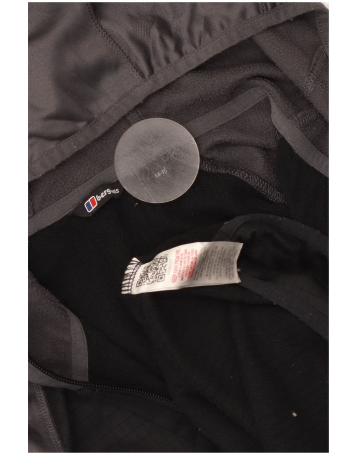 Berghaus hættetrøje med lynlås til drenge 14-15 år Grå Colourblock Polyester
