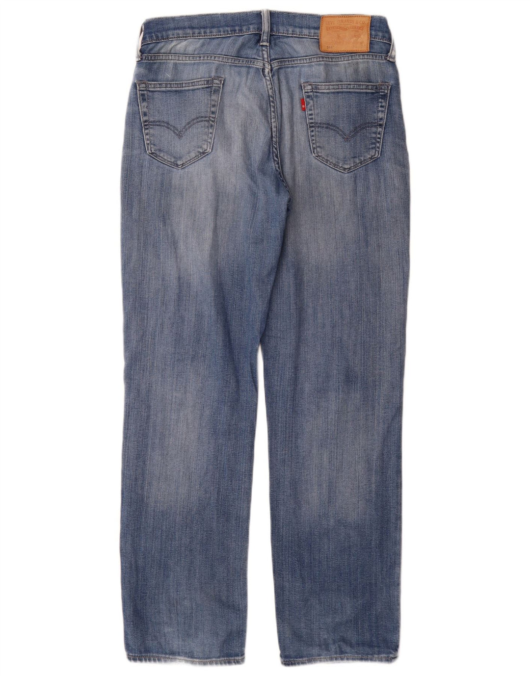 Levi's Herre 514 lige jeans W30 L32 Blå
