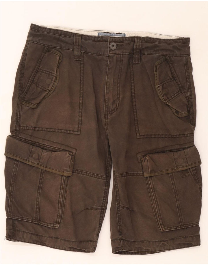 Fat Face Herre Cargo Shorts W34 Stor Brun Bomuld