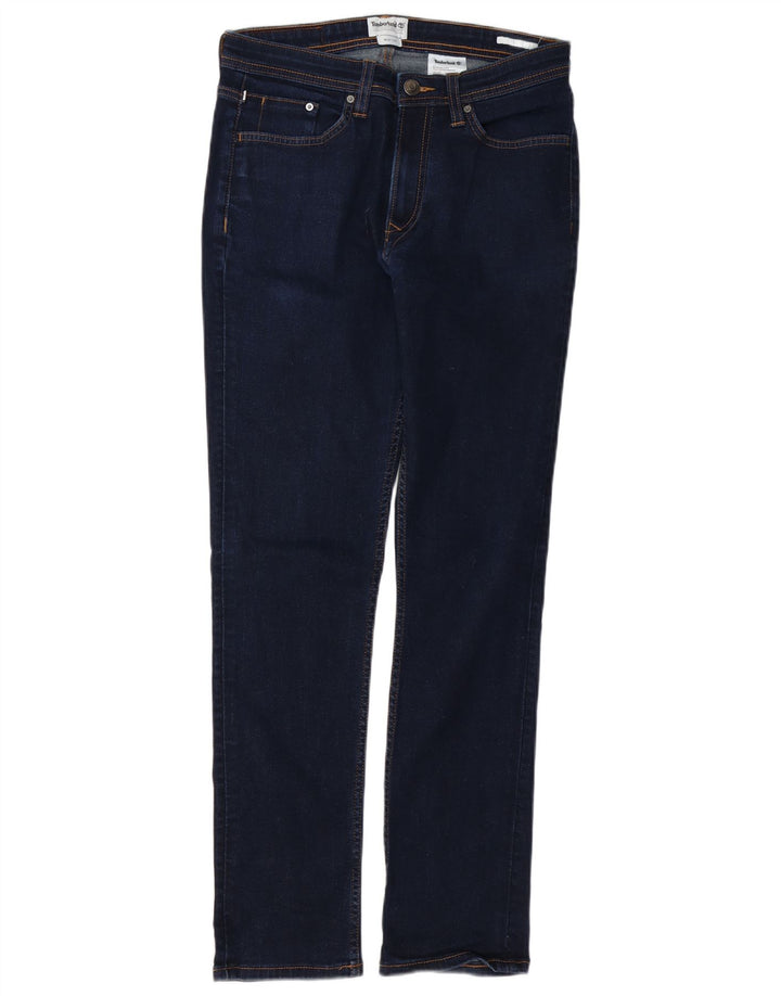 Timberland Slim Jeans til mænd W30 L32 Marineblå bomuld
