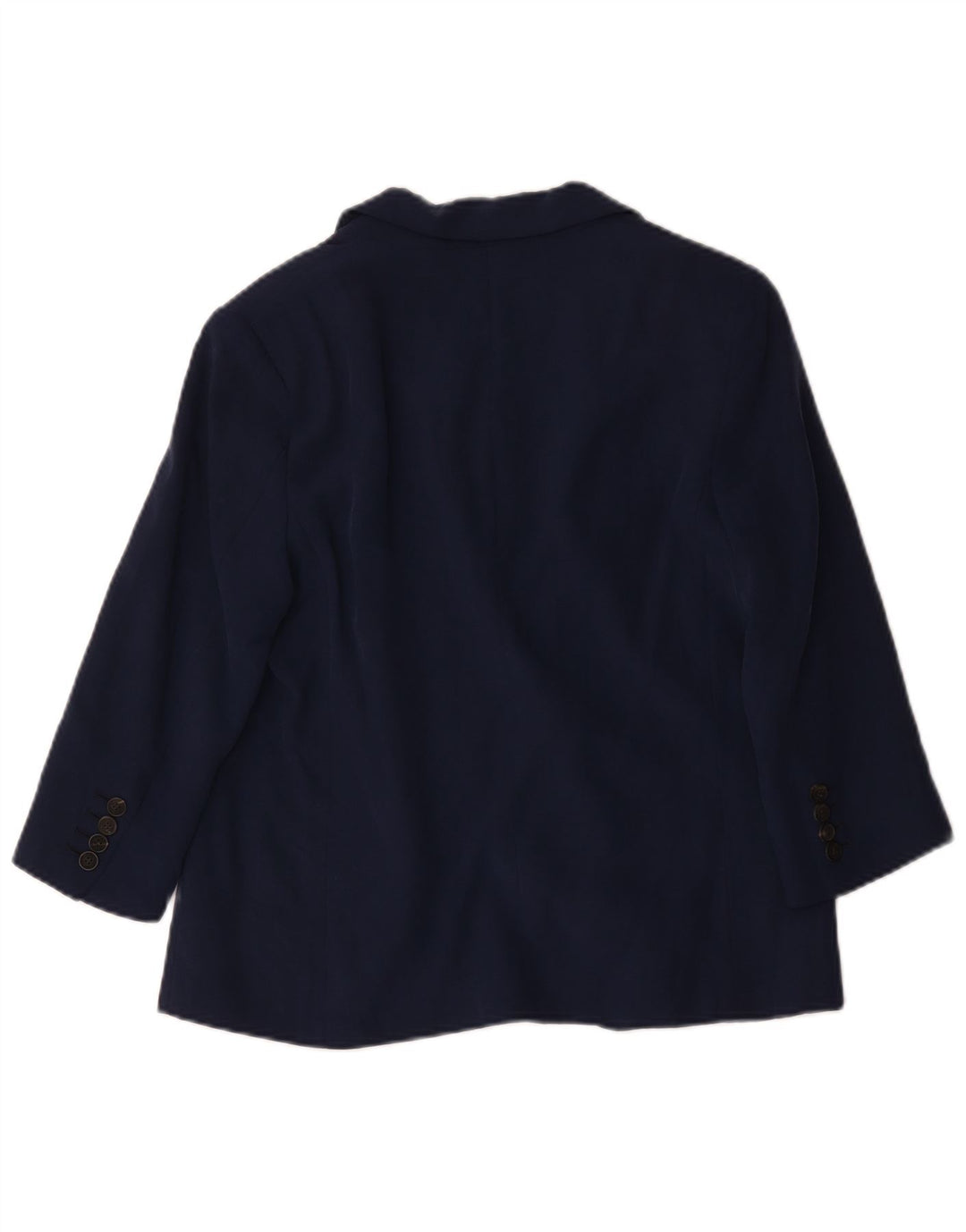 Zara Dame 3/4 ærmet åben blazerjakke UK 14 Medium Navy Blue