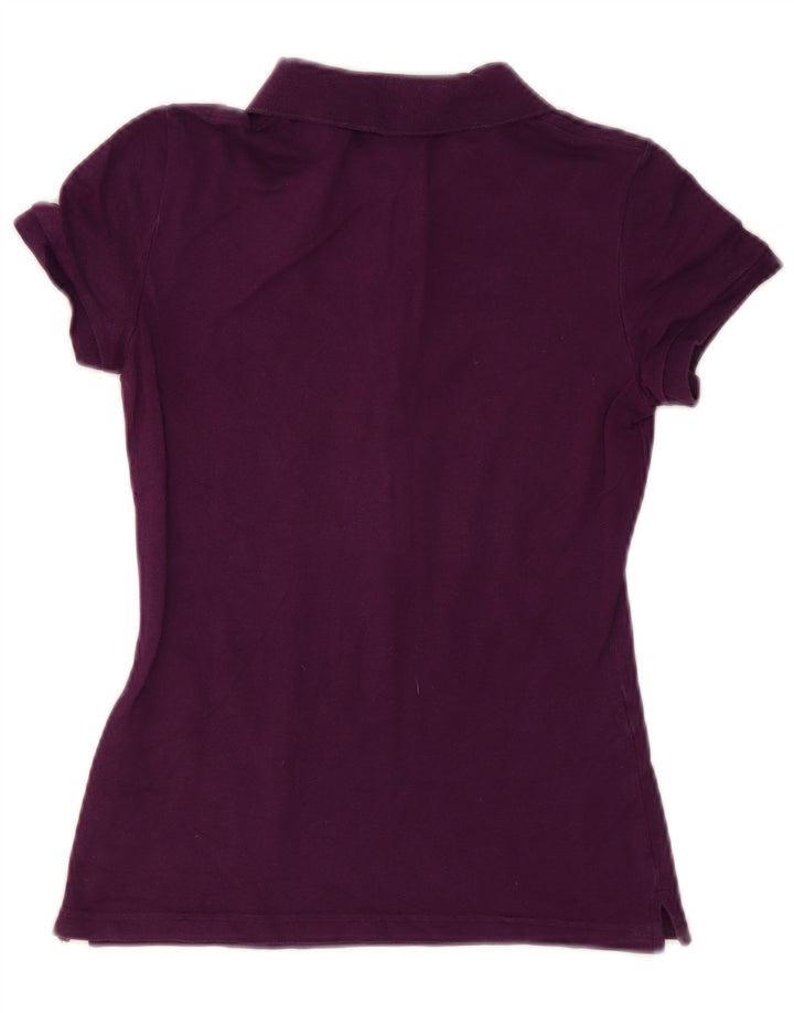 Lacoste Dame Polo Shirt Størrelse 36 Lille Lilla Bomuld