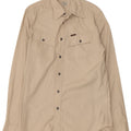 CALVIN KLEIN JEANS Herreskjorte Stor Beige Bomuld