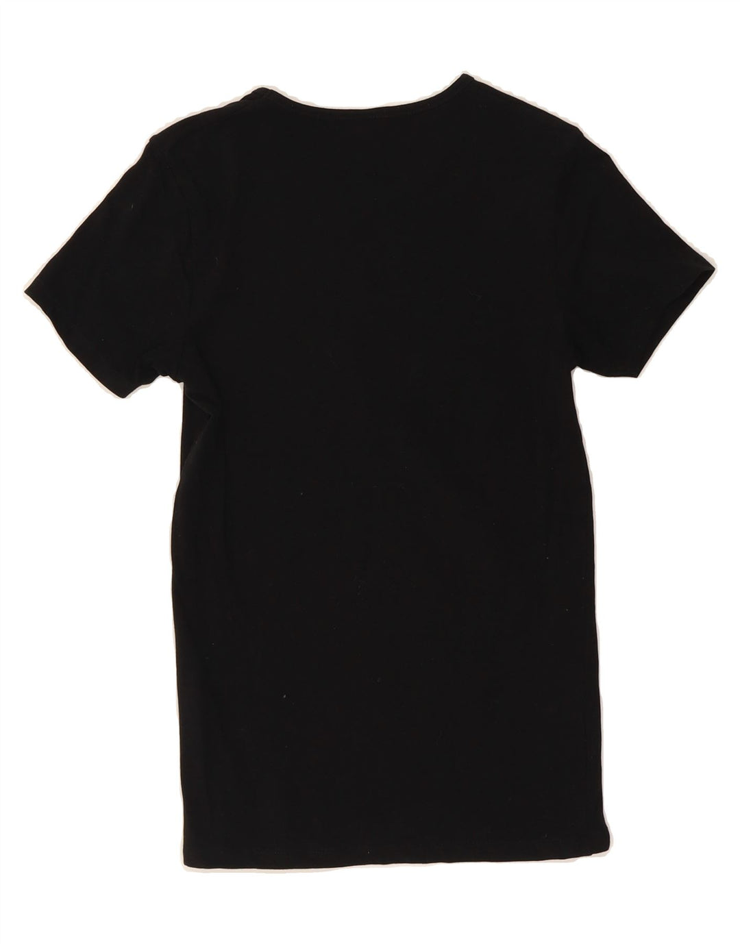 BENETTON Womens T-Shirt Top UK 10 Small Black Cotton Vintage Benetton and Second-Hand Benetton from Messina Hembry 